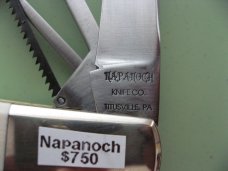 DANIELS FAMILY KNIFE BRANDS-NAPANOCH KNIFE CO.-DIXIE BARLOW KNIFE-MAMMOTH BARK IVORY