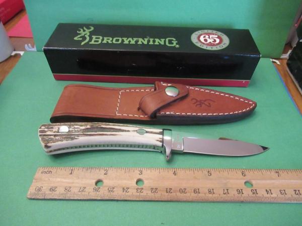 Browning Limited Edition Stag Fixed Blade Model 65