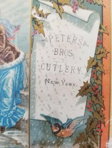 RARE PETERS BROS  CUTLERY NEW YORK 1800"s