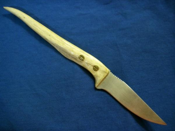 CUSTOM CB STAG ANTLER HUNTING SKINNING FIXED BLADE SKINNER SURVIVAL PATCH ART KNIFE KNIVES BREWER