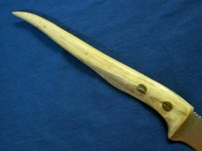 CUSTOM CB STAG ANTLER HUNTING SKINNING FIXED BLADE SKINNER SURVIVAL PATCH ART KNIFE KNIVES BREWER
