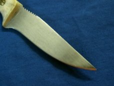 CUSTOM CB STAG ANTLER HUNTING SKINNING FIXED BLADE SKINNER SURVIVAL PATCH ART KNIFE KNIVES BREWER