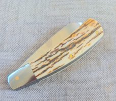 Steve Vanderkolff Mammoth Native, 4"cld..White Crackle,Smooth...Cpm154..integral bolsters 