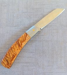 Steve Vanderkolff Musk Ox Native, 4"cld..Rare Scales..,Smooth...Cpm154..integral bolsters 