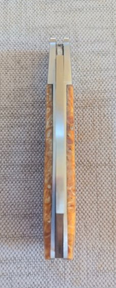 Steve Vanderkolff Musk Ox Native, 4"cld..Rare Scales..,Smooth...Cpm154..integral bolsters 