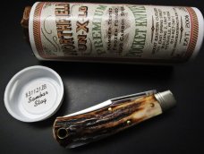 Great Eastern Cutlery Northfield UN-X-LD #83 Tascosa Lockback Sambar Stag GEC 831121LB