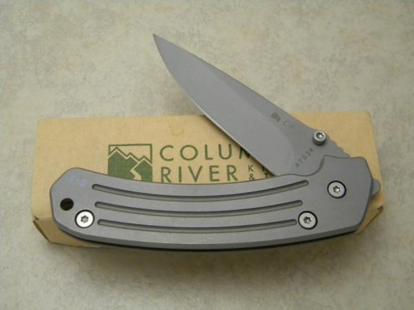 Columbia River Knife & Tool CRKT 7503 Titanium Framelock Knife NIB