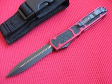 Rare Early Microtech 2005 Red MAKORA Fire Ant OTF Switchblade Knife - New In Box w/Paperwork !