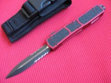 Rare Early Microtech 2005 Red MAKORA Fire Ant OTF Switchblade Knife - New In Box w/Paperwork !