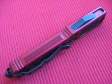 Rare Early Microtech 2005 Red MAKORA Fire Ant OTF Switchblade Knife - New In Box w/Paperwork !