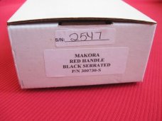 Rare Early Microtech 2005 Red MAKORA Fire Ant OTF Switchblade Knife - New In Box w/Paperwork !