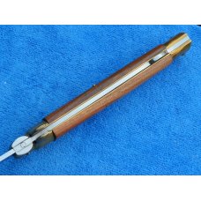 15" manual Stiletto knife brass bolsters wood handles 