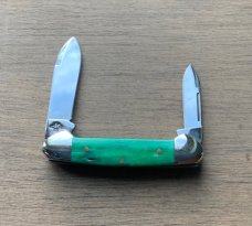 CASE Baby Butterbean Knife Green Appaloosa
