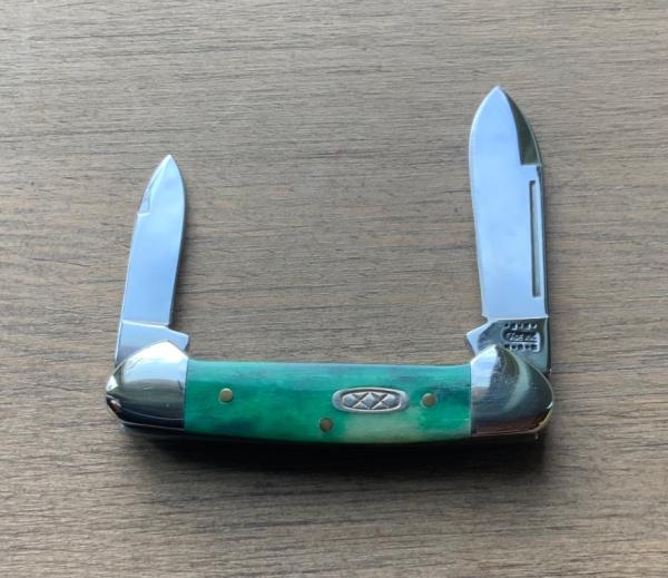 CASE Baby Butterbean Knife Green Appaloosa