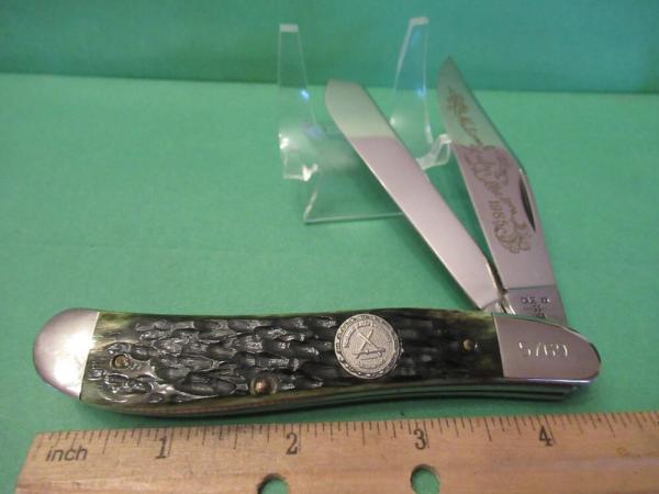 Case XX 1985 Dogleg Trapper Made for the NKCA Pattern # G6240 SS Case XX 1985 Dogleg Trapper Made for the NKCA Pattern # G6240 SS
