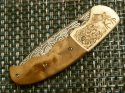 AMERICAN MINT WHITETAIL DEER BIG GAME HUNTING KNIFE POCKET KNIFE KNIVES MIB BOX