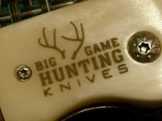 AMERICAN MINT WHITETAIL DEER BIG GAME HUNTING KNIFE POCKET KNIFE KNIVES MIB BOX