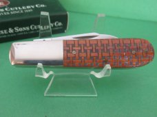 Case XX 2006 Basket Weave Chestnut Bone Barlow Pattern # 62009 1/2 SS