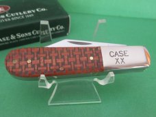 Case XX 2006 Basket Weave Chestnut Bone Barlow Pattern # 62009 1/2 SS