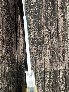 GEC NORTHFIELD 852118EO POLISHED STAG BULLET END JACK EZ OPEN KNIFE