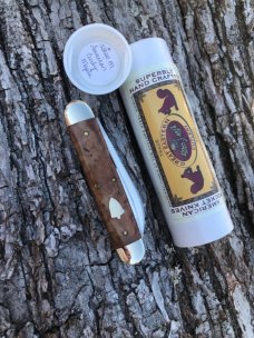 GEC  538210M AMERICAN CURLY MAPLE FURTAKER EQUAL END CIGAR KNIFE