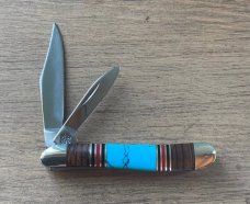 CASE XX Exotic Peanut 3220 CV Turquoise/Wood/Coral