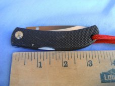 BROWNING Medium Drop Point Knife 726 - Seki Japan 440C Black Lockback Folder Made in Japan!!!