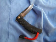 BROWNING Medium Drop Point Knife 726 - Seki Japan 440C Black Lockback Folder Made in Japan!!!