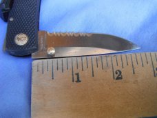 BROWNING Medium Drop Point Knife 726 - Seki Japan 440C Black Lockback Folder Made in Japan!!!