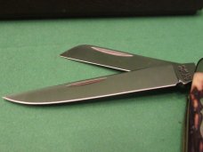 Schrade Uncle Henry Imitation Stag Handle Stockman Pattern # 897UH  