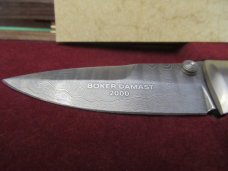 Boker Annual 2000 Year Damascus Liner Lock Design By Michael Walker 