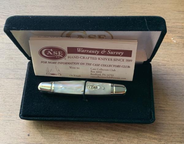 CASE Eisenhower Mother of Pearl Knife w/Presentation Box