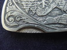 Jim Sornberger, Volcano, CA, Engraved(Eagles), Custom Handmade, Lockback Folder