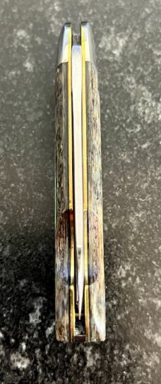 Bulldog (Great Eastern Cutlery SFO) #252109EO Little Jack, LVS Abalone Handle, New (GEC 25) 
