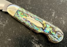 Bulldog (Great Eastern Cutlery SFO) #252109EO Little Jack, LVS Abalone Handle, New (GEC 25) 