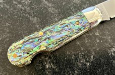 Bulldog (Great Eastern Cutlery SFO) #252109EO Little Jack, LVS Abalone Handle, New (GEC 25) 