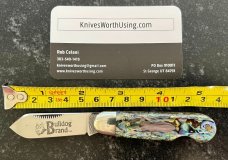 Bulldog (Great Eastern Cutlery SFO) #252109EO Little Jack, LVS Abalone Handle, New (GEC 25) 