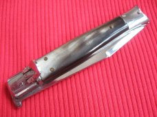 Vintage Italian Fishtail Leverlock Switchblade Knife.