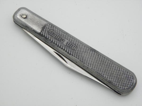 Queen Steel - Big Chief #45: 5” closed, cast aluminum frame and stainless-steel blade with half stop
