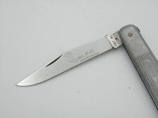 Queen Cutlery #45 Big Chief folding knife:  5” overall, cast aluminum handles and 440 stainless 