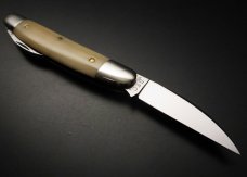 Great Eastern Cutlery Tidioute #62 Pocket Carver Smooth White Bone GEC 620320