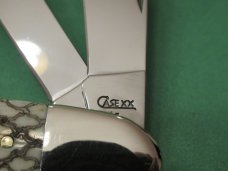 Case XX2009 Rattle Snake Bone Dogleg Trapper Pattern # 6240 SS