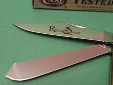 Case XX2009 Rattle Snake Bone Dogleg Trapper Pattern # 6240 SS