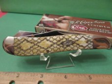 Case XX2009 Rattle Snake Bone Dogleg Trapper Pattern # 6240 SS