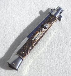 NEW FRANK BELTRAME 11" GENUINE STAG ITALIAN STILETTO