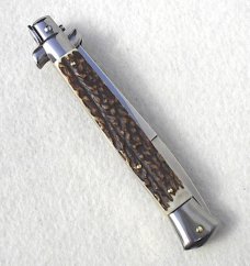 NEW FRANK BELTRAME 11" GENUINE STAG ITALIAN STILETTO