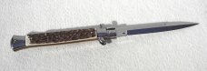 NEW FRANK BELTRAME 11" GENUINE STAG ITALIAN STILETTO