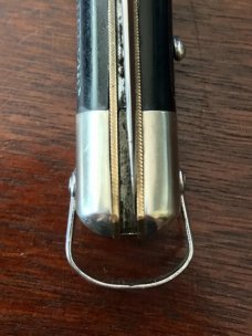 Bargeon Medium Size Stiletto, Rare FRANCE Marking, 8 1/2 Inch, Red Dot Safety, 1960's Production 