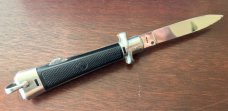 Bargeon Medium Size Stiletto, Rare FRANCE Marking, 8 1/2 Inch, Red Dot Safety, 1960's Production 