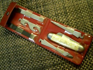 VINTAGE IMPERIAL PROV USA BLADE CHANGER EXCHANGER MULTITOOL FOLDING POCKET KNIFE KNIVES OLD